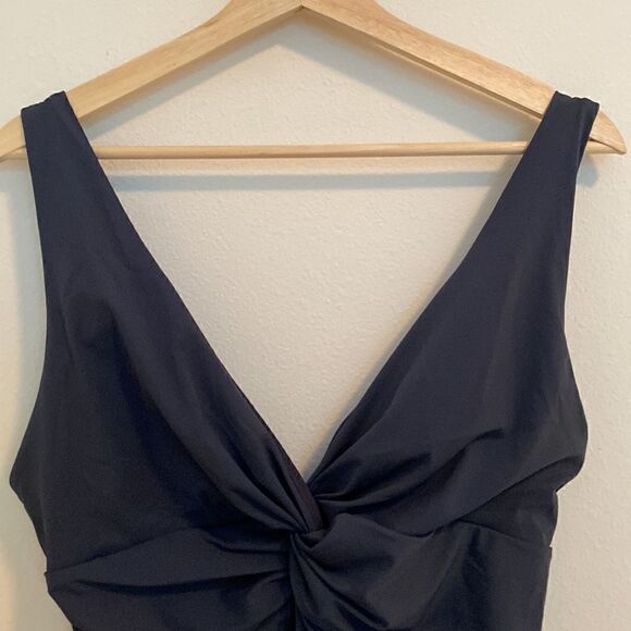 NWT H@M Gray One Piece Swimsuit Size Large - Picture 2 of 11